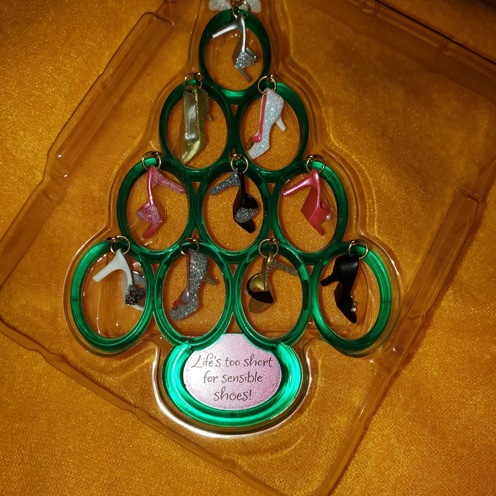Barbie Green Shoe Tree Ornament